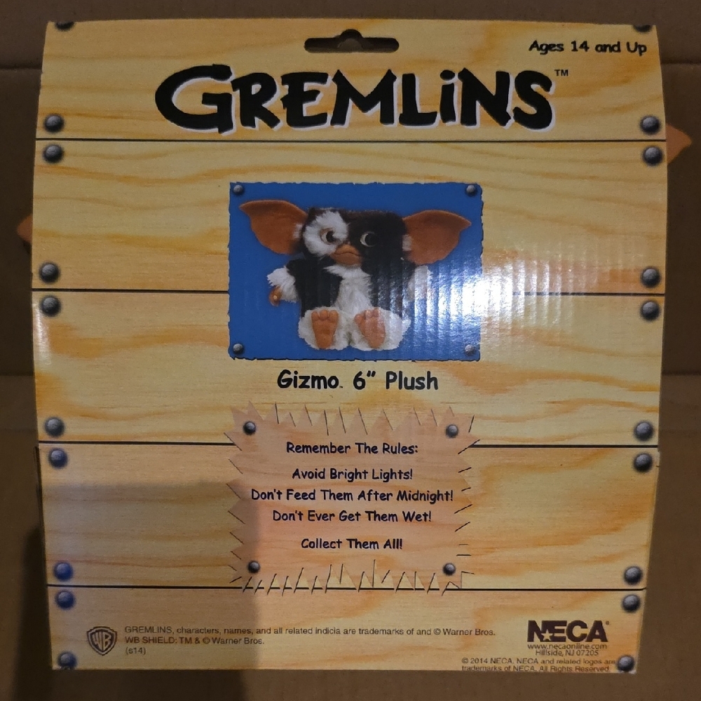 NECA Gremlins Dancing Gizmo Plush Doll - Brown and White - Picture 3 of 4